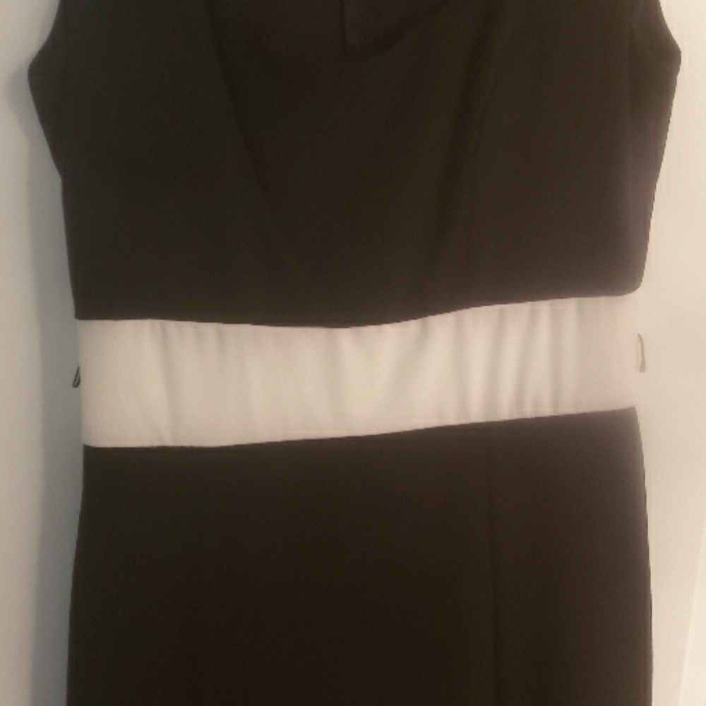 Black and white dress